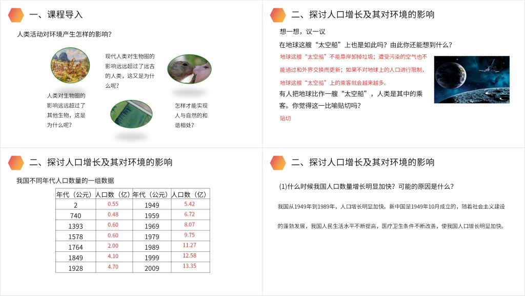 人教版生物七年级初一下册《分析人类活动对生态环境的影响》PPT课件 人教版生物七年级初一下册《分析人类活动对生态环境的影响》PPT课件