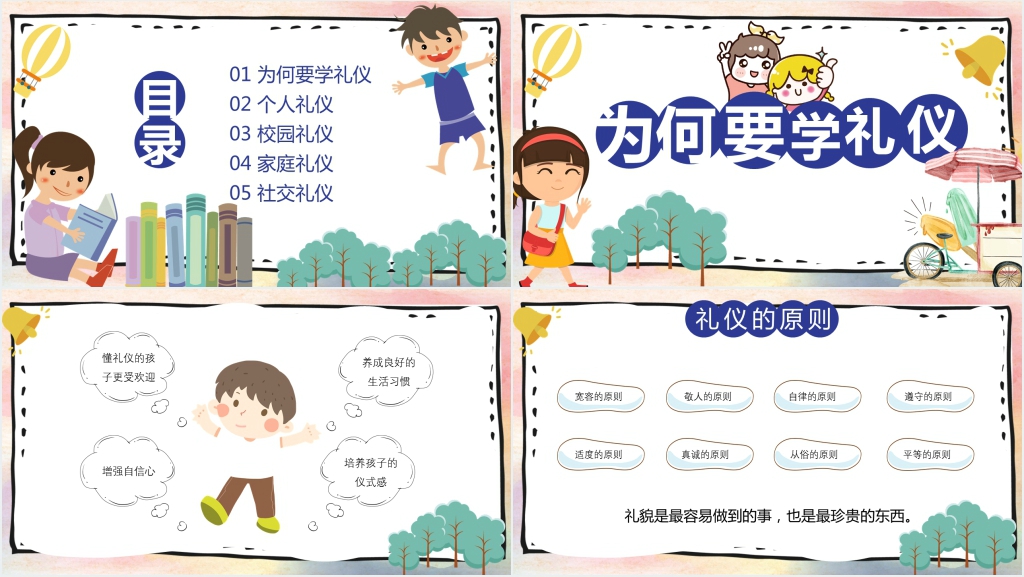 小学幼儿校园礼仪PPT课件 小学幼儿校园礼仪PPT课件