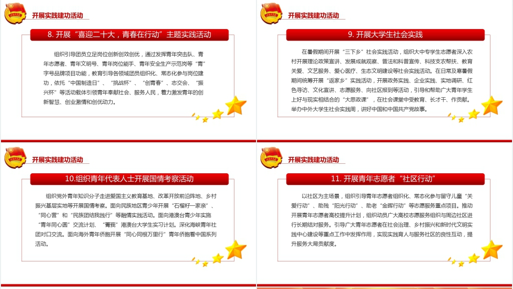 共青团成立100周年二十大专题党课PPT课件 共青团成立100周年二十大专题党课PPT课件
