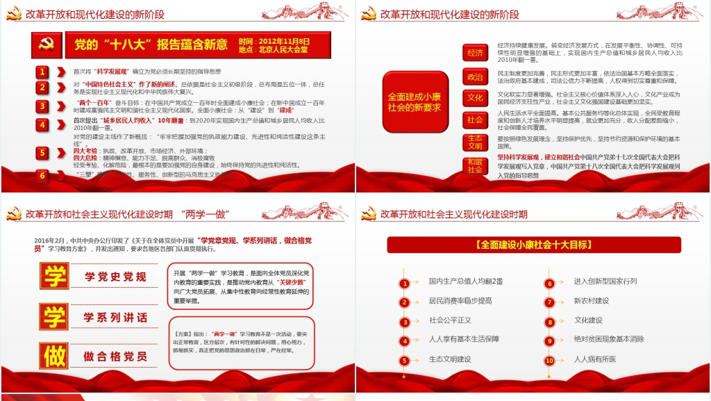 学好党史喜迎二十大PPT党课 学好党史喜迎二十大PPT党课