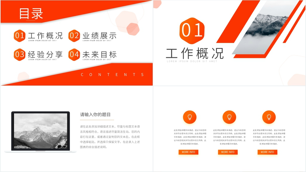 经营业绩分析会PPT模板