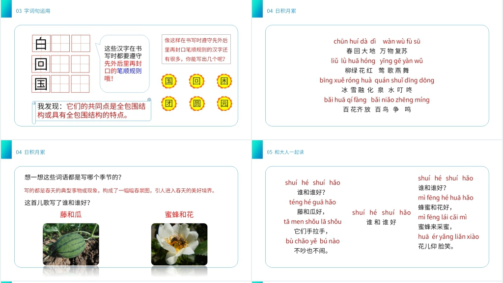 小学一年级语文下册《语文园地(1)》PPT课件 小学一年级语文下册《语文园地(1)》PPT课件