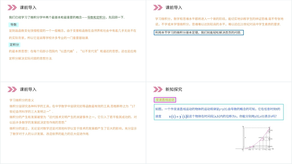 人教版高中数学选修2-2《微积分基本定理》PPT课件 人教版高中数学选修2-2《微积分基本定理》PPT课件