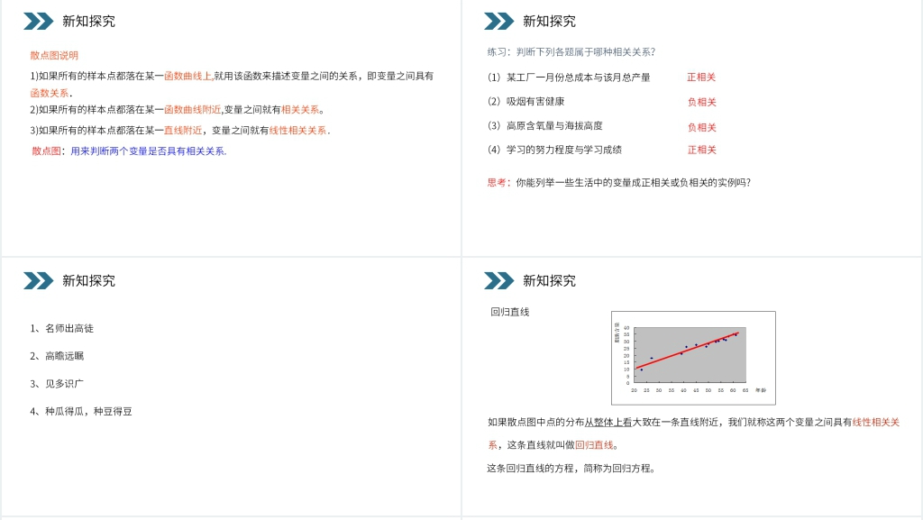 人教版高中数学必修三《变量间的相关关系》PPT课件