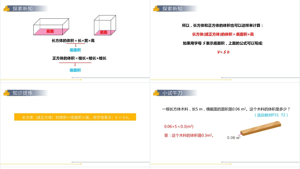人教版小学数学五年级下册《长方体和正方体的体积》(第4课时)PPT课件 人教版小学数学五年级下册《长方体和正方体的体积》(第4课时)PPT课件