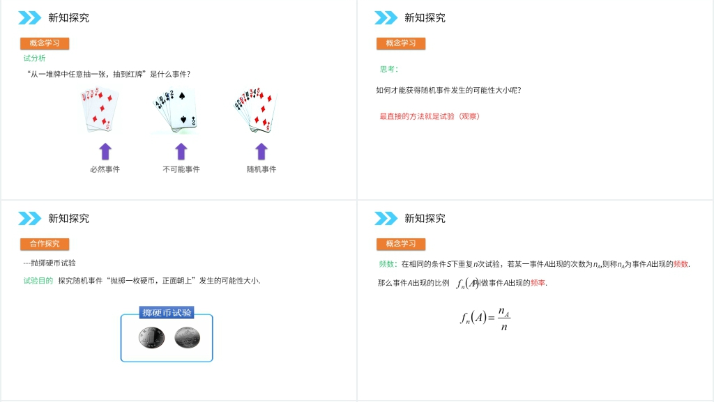 人教版高中数学必修三《随机事件的概率》讲课教学PPT课件 人教版高中数学必修三《随机事件的概率》讲课教学PPT课件