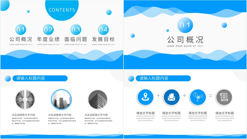 公司年度业绩报告汇报PPT模板 公司年度业绩报告汇报PPT模板