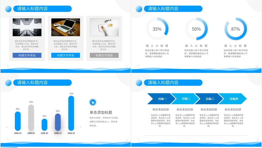 公司年度业绩报告汇报PPT模板 公司年度业绩报告汇报PPT模板