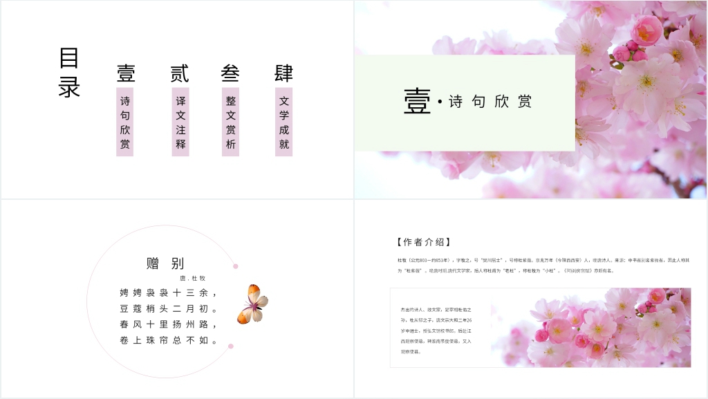 杜牧《赠别二首·其一》赏析PPT课件 杜牧《赠别二首·其一》赏析PPT课件