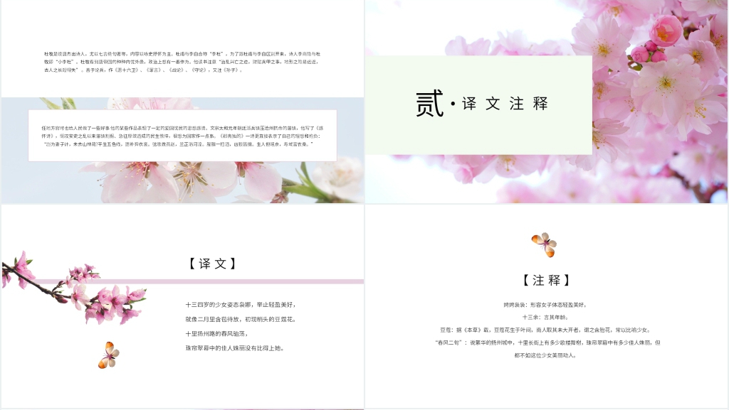 杜牧《赠别二首·其一》赏析PPT课件 杜牧《赠别二首·其一》赏析PPT课件