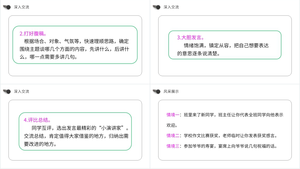 人教版六年级语文下册《口语交际:即兴发言》PPT课件 人教版六年级语文下册《口语交际:即兴发言》PPT课件