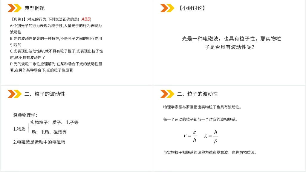 人教版高二物理选修3-5《粒子的波动性》PPT课件 人教版高二物理选修3-5《粒子的波动性》PPT课件