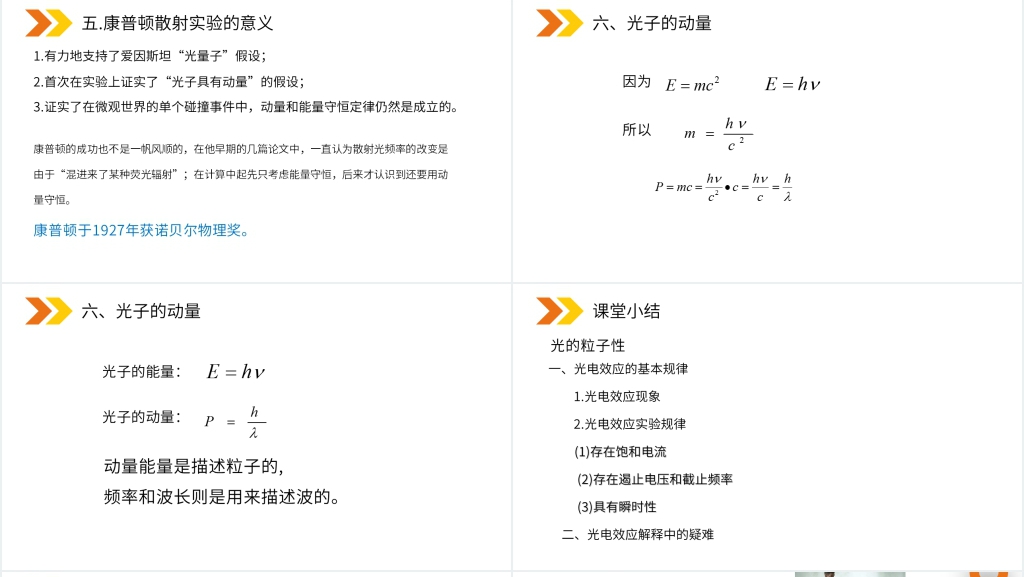人教版高二物理选修3-5《光的粒子性》教学PPT课件 人教版高二物理选修3-5《光的粒子性》教学PPT课件