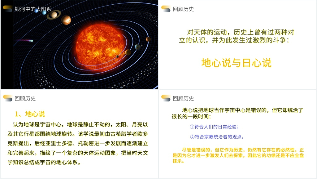人教版必修高一物理《万有引力定律之行星的运动》PPT课件 人教版必修高一物理《万有引力定律之行星的运动》PPT课件
