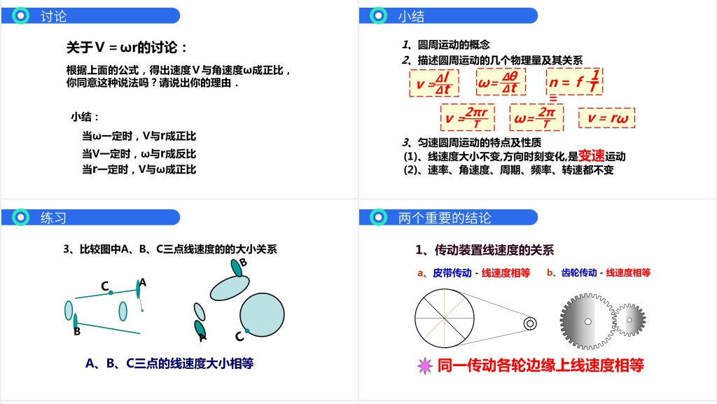 人教版必修高一物理《曲线运动之圆周运动》PPT课件 人教版必修高一物理《曲线运动之圆周运动》PPT课件