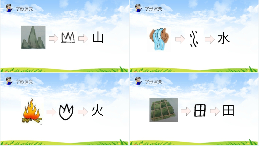 人教版一年级上册语文《识字4 日月水火》教学PPT课件 人教版一年级上册语文《识字4 日月水火》教学PPT课件
