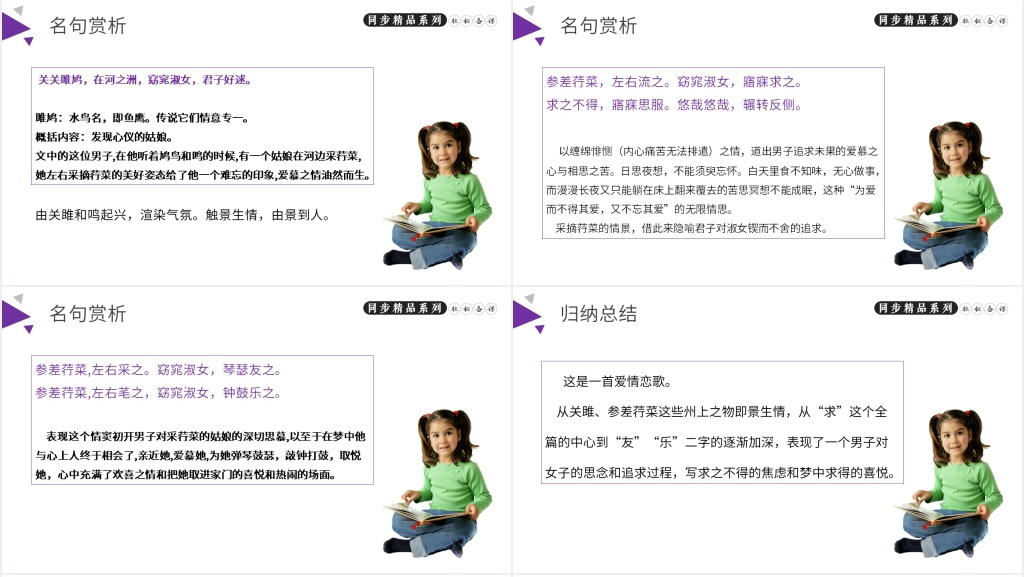 人教版八年级下册语文《诗经二首》PPT课件 人教版八年级下册语文《诗经二首》PPT课件