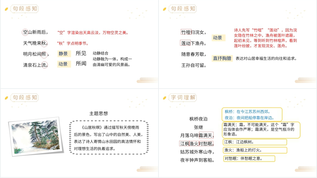 五年级上册古诗词三首PPT课件 五年级上册古诗词三首PPT课件