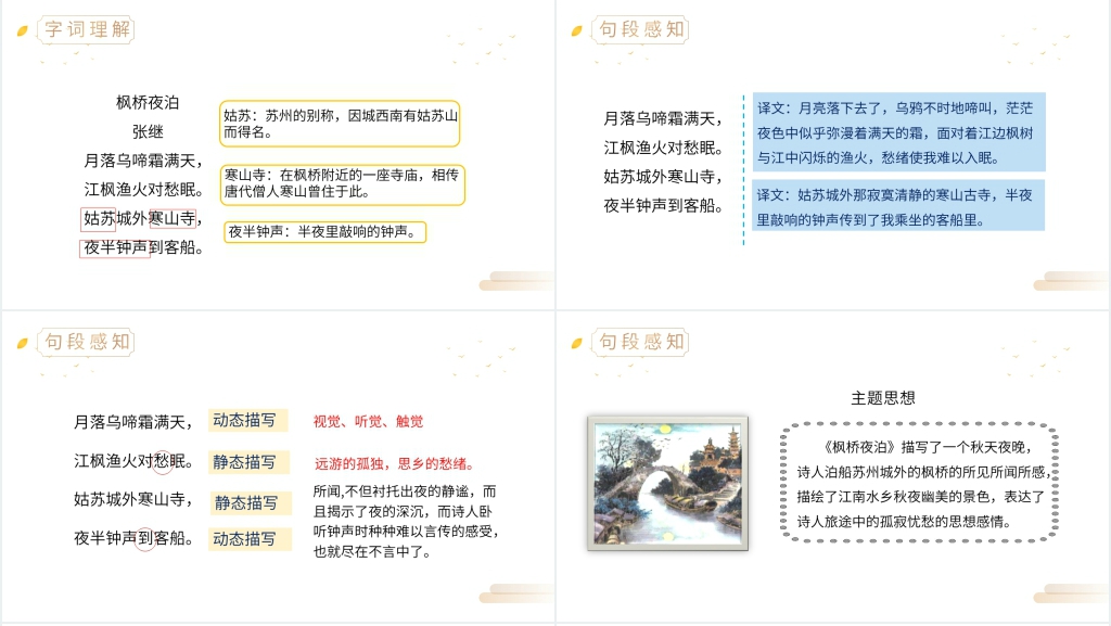五年级上册古诗词三首PPT课件 五年级上册古诗词三首PPT课件