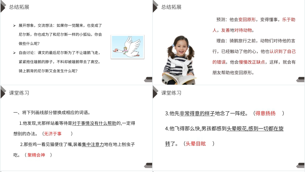 人教版六年级语文下册《骑鹅旅行记》课文PPT课件 人教版六年级语文下册《骑鹅旅行记》课文PPT课件