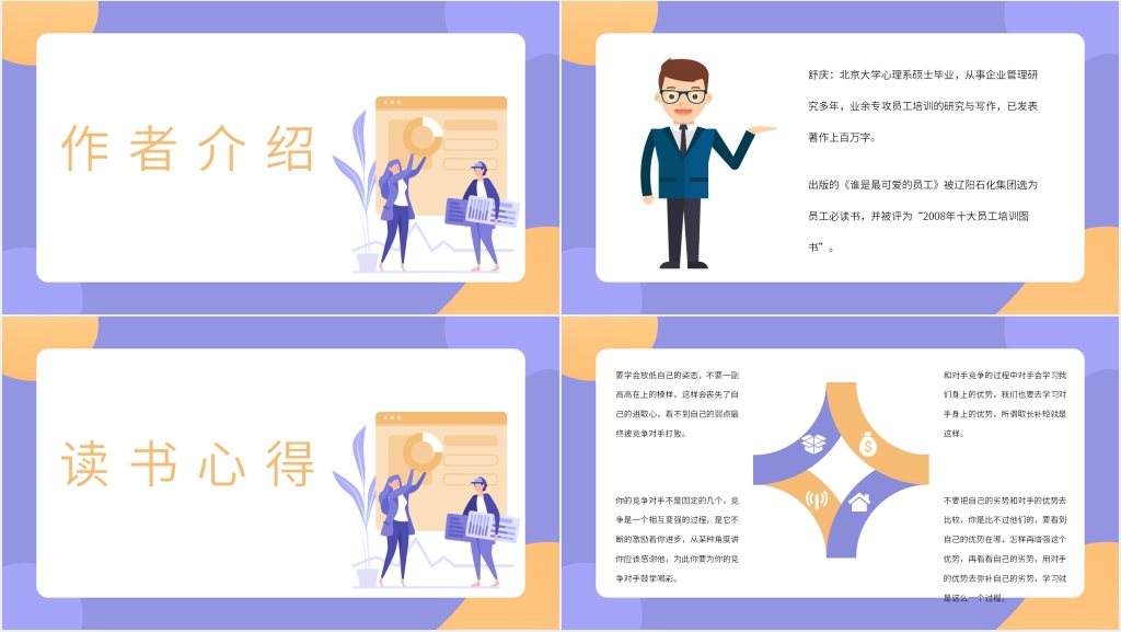 超越对手读书心得PPT模板 超越对手读书心得PPT模板