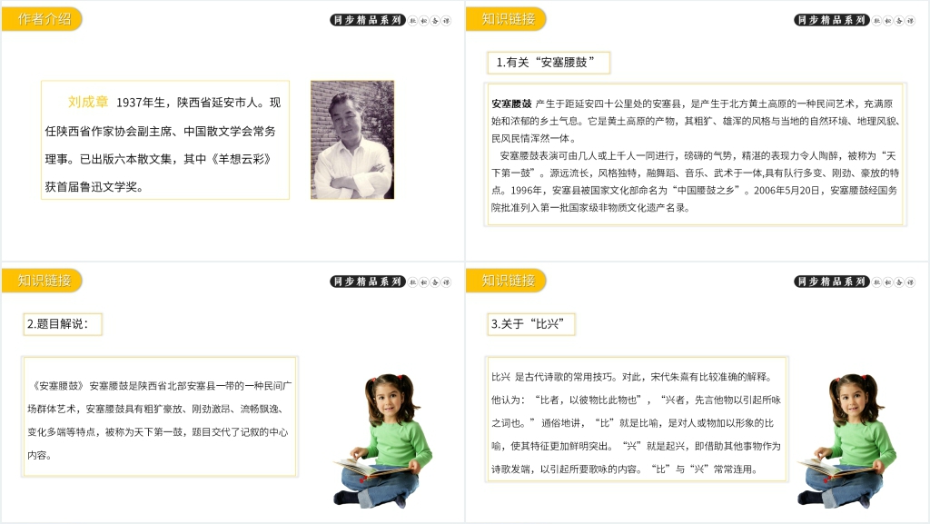 人教版八年级下册语文《安塞腰鼓》课文讲解PPT课件 人教版八年级下册语文《安塞腰鼓》课文讲解PPT课件