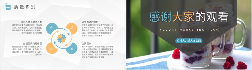 酸奶市场营销策划书PPT模板 酸奶市场营销策划书PPT模板