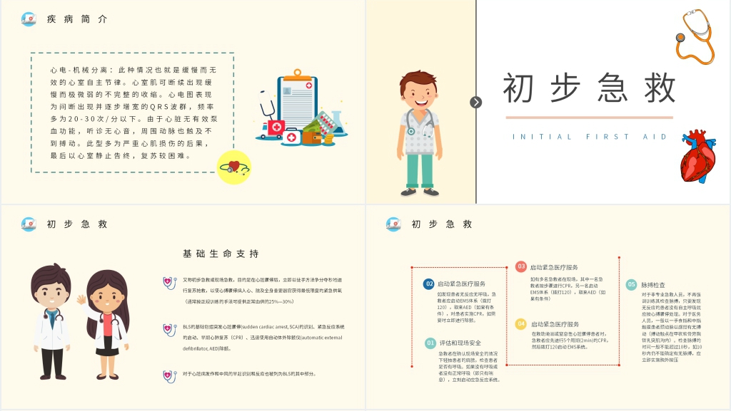 心肺复苏急救知识培训PPT课件