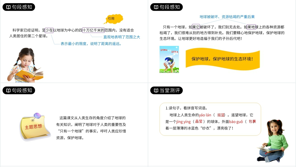人教版六年级上册语文《只有一个地球》教学PPT课件 人教版六年级上册语文《只有一个地球》教学PPT课件