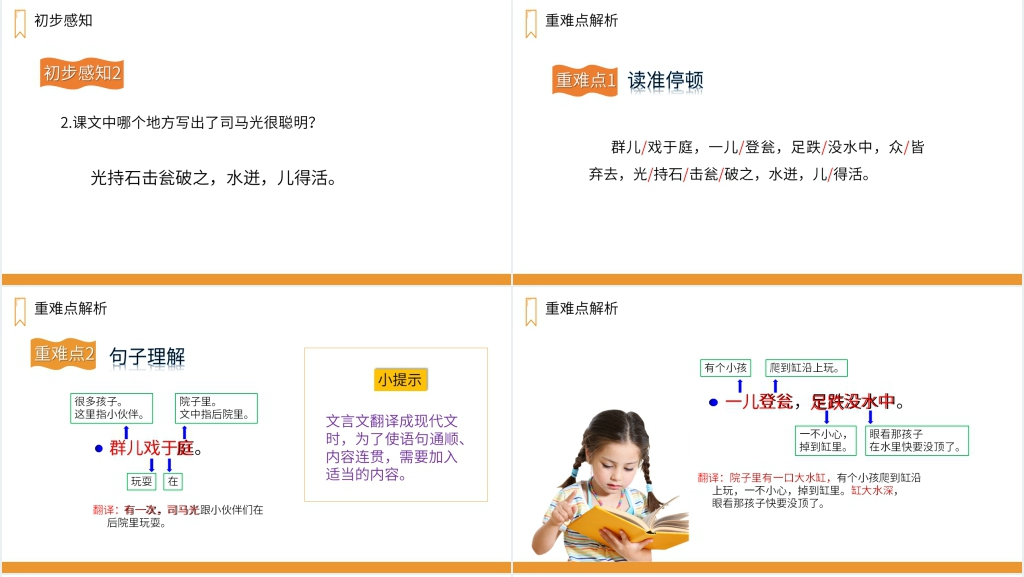 人教版三年级上册语文《司马光》PPT课件 人教版三年级上册语文《司马光》PPT课件
