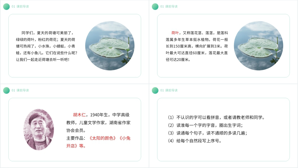 小学语文一年级下册《荷叶圆圆》教学PPT课件 小学语文一年级下册《荷叶圆圆》教学PPT课件