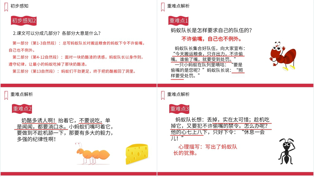 人教版三年级上册语文《一块奶酪》PPT课件