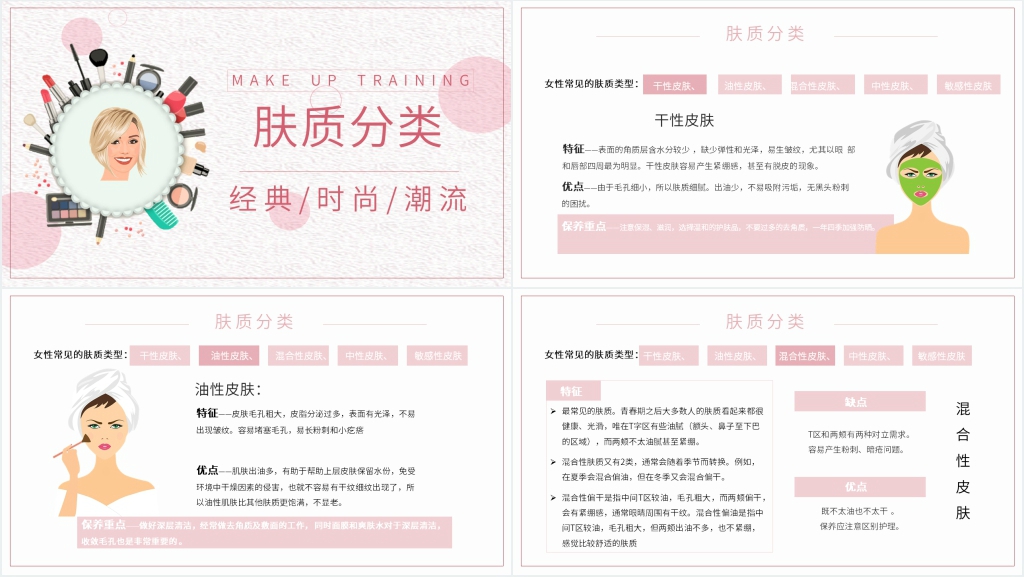 化妆的步骤顺序及技巧手法PPT课件