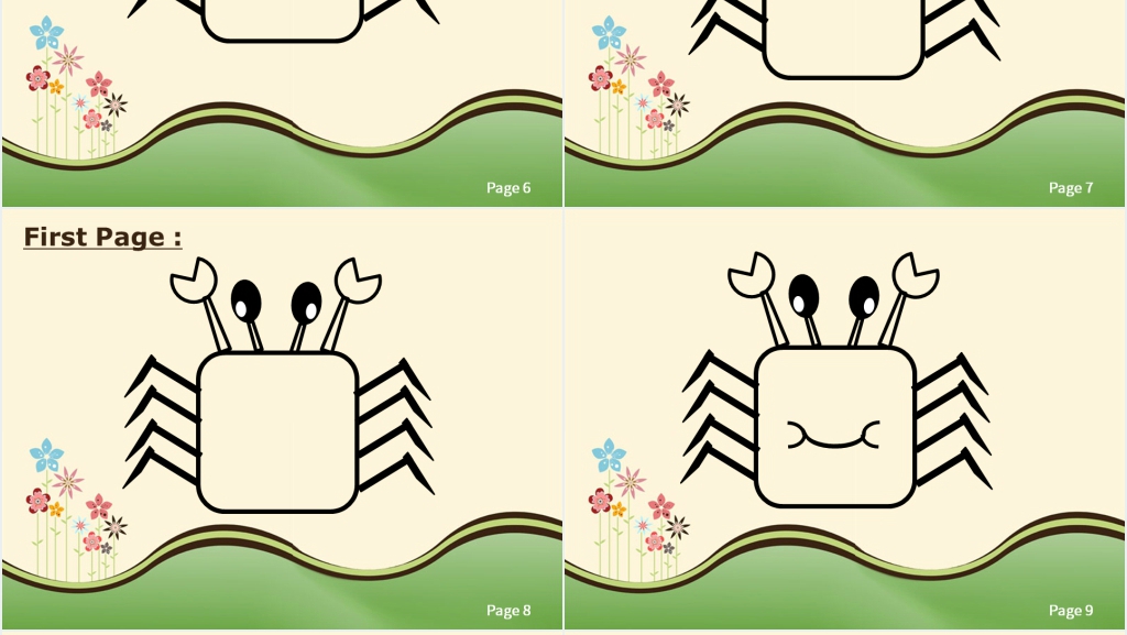 幼儿园中班创意螃蟹画教案PPT课件 幼儿园中班创意螃蟹画教案PPT课件