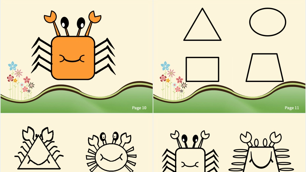 幼儿园中班创意螃蟹画教案PPT课件 幼儿园中班创意螃蟹画教案PPT课件