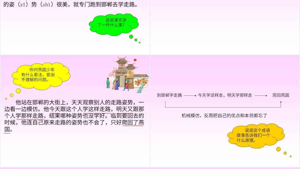 6成语故事二则(邯郸学步)(望洋兴叹)课文PPT课件 6成语故事二则(邯郸学步)(望洋兴叹)课文PPT课件