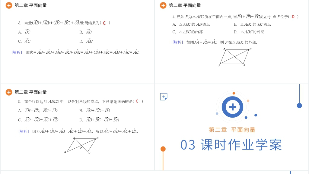 高一年级下册《向量加法运算及其几何意义》PPT课件 高一年级下册《向量加法运算及其几何意义》PPT课件