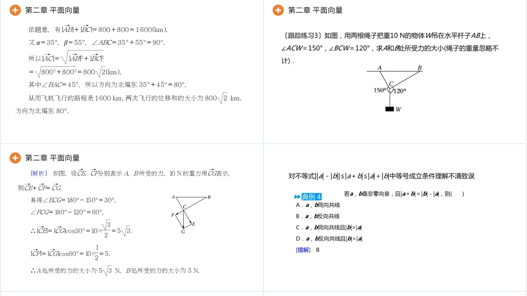 高一年级下册《向量加法运算及其几何意义》PPT课件 高一年级下册《向量加法运算及其几何意义》PPT课件