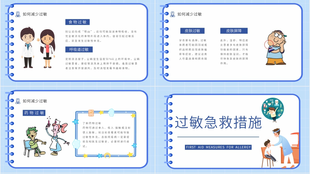 常见过敏原PPT模板 常见过敏原PPT模板