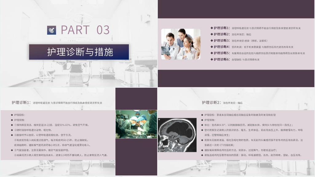 重型颅脑外伤损伤护理查房PPT范文 重型颅脑外伤损伤护理查房PPT范文