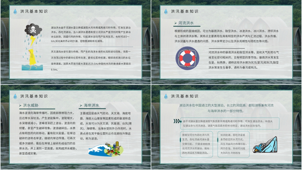 防洪防汛急救知识培训PPT模板 防洪防汛急救知识培训PPT模板