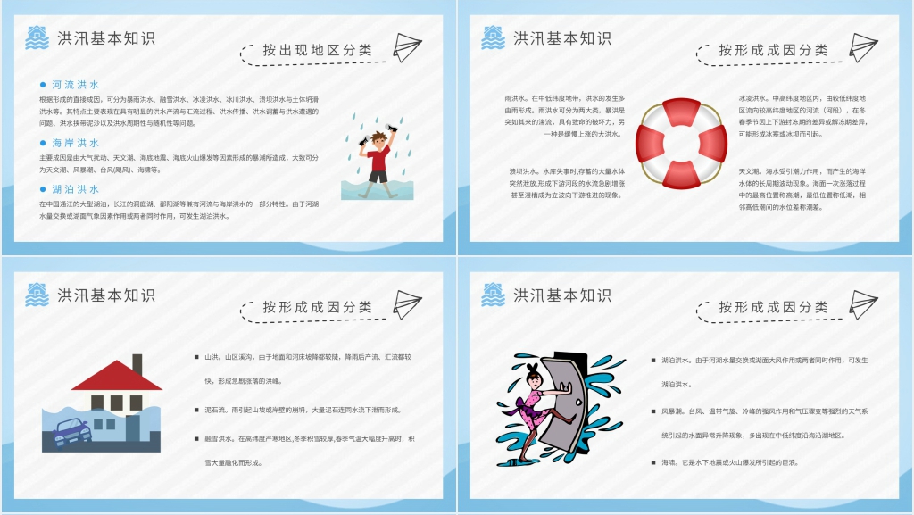 学校防汛防洪知识教育PPT课件