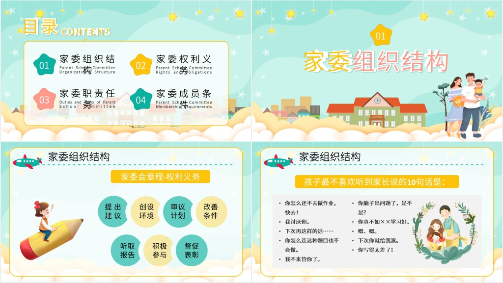 幼儿园家委会会议内容PPT课件 幼儿园家委会会议内容PPT课件
