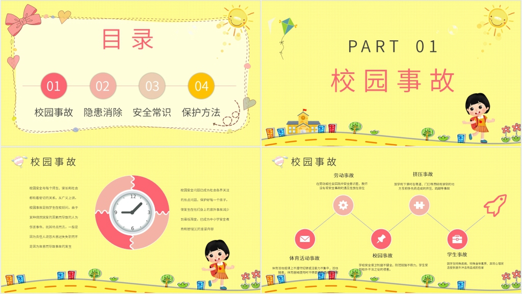 质量一般-校园安全隐患及防范PPT模板 质量一般-校园安全隐患及防范PPT模板