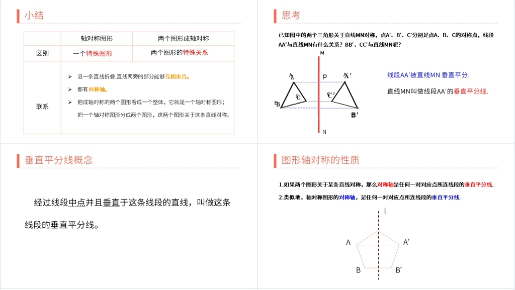 八年级初二上册《轴对称》PPT课件 八年级初二上册《轴对称》PPT课件