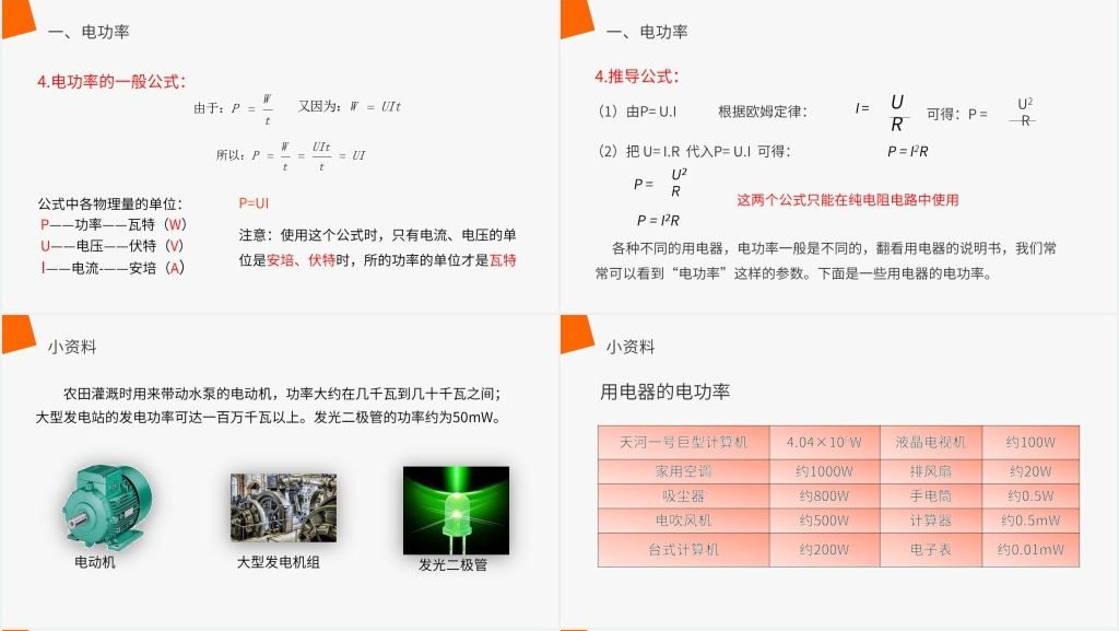 人教版九年级初三物理《电功率第一课时》第一课时PPT课件 人教版九年级初三物理《电功率第一课时》第一课时PPT课件