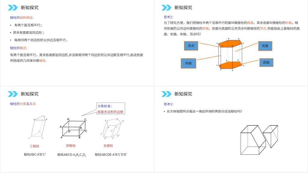 人教版高中数学必修二《柱、锥、台、球的结构特征》图文PPT课件 人教版高中数学必修二《柱、锥、台、球的结构特征》图文PPT课件
