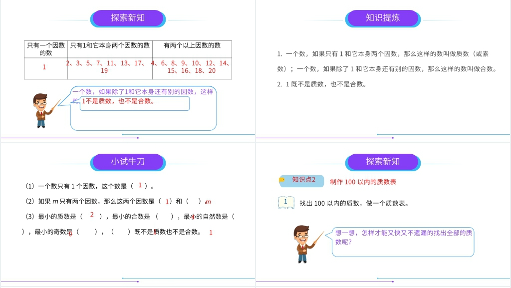 人教版小学数学五年级下册《质数和合数》教学PPT课件 人教版小学数学五年级下册《质数和合数》教学PPT课件