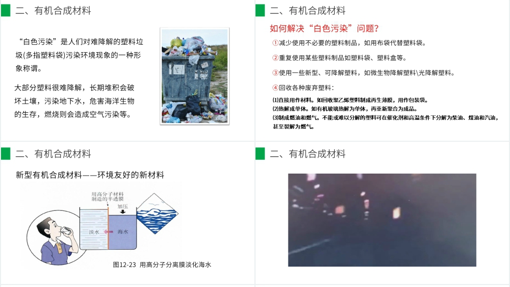 九年级初三下册《有机合成材料》课程教学PPT课件 九年级初三下册《有机合成材料》课程教学PPT课件