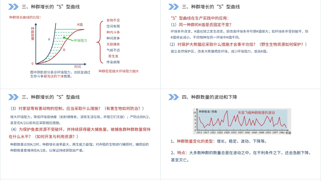 人教版高二生物必修三《种群数量的变化》PPT课件 人教版高二生物必修三《种群数量的变化》PPT课件